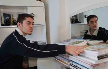 18 günlükken uzuvlarını kaybeden genç azmiyle örnek oluyor