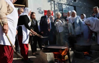 Ağın'da yöresel leblebi yapımı etkinliği