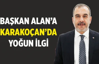Başkan Alan'a Karakoçan'da Yoğun İlgi