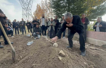 Bir hafta sonra cesedi bulunan Veysel son yolculuğuna uğurlandı