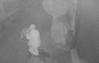 Çaldığı brandayı çöp poşetine sığdıramayınca eliyle taşıyarak götürdü