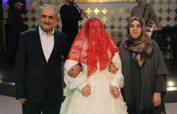 Down sendromlu Şevval'in düğün ve gelinlik hayali gerçek oldu