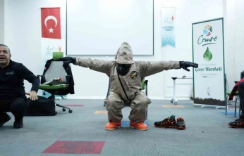 Elazığ'da  arama ve kurtarma eğitimleri sürüyor