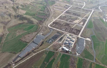 Elazığ'da 250 milyon liralık Cevizdere Besi OSB'de altyapı tamamlandı, bölge dron ile görüntülendi