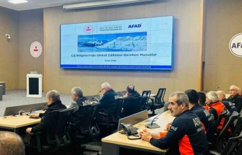 Elazığ'da çığ riskine yönelik değerlendirme toplantısı