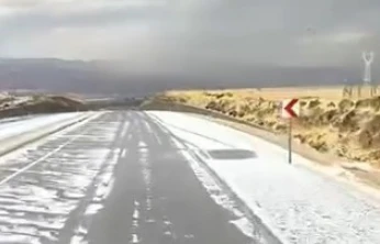 Elazığ'da dolu yağışı