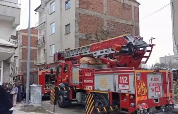 Elazığ'da ev yangını
