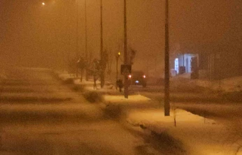 Elazığ'da gece saatlerinde sis etkili oldu