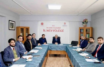 Elazığ'da ilçe müftüleri bir araya geldi