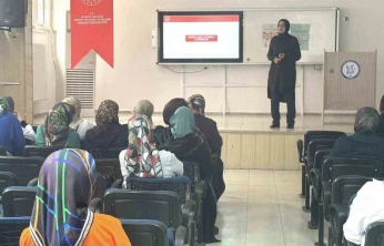 Elazığ'da kadına yönelik şiddetle mücadele eğitimi verildi