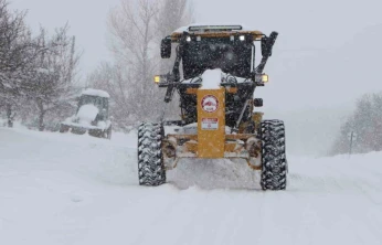 Elazığ'da kar yağışı etkili oldu: 553 köy yolu kapandı