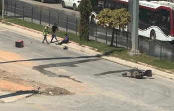 Elazığ'da motosiklet kazası: 1 yaralı