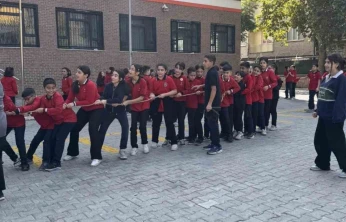Elazığ'da öğrenciler geleneksel oyunlar ile eğleniyor