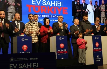 Elazığ'da sosyal konut heyecanı: 3 bin 825 konutun kurası çekildi