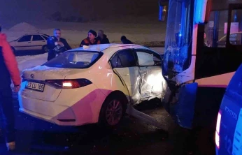 Elazığ'da trafik kazası: 1 yaralı