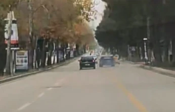 Elazığ'da trafikte makas atan sürücü kameraya yansıdı