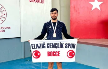 Elazığlı sporcu Türkiye 3'üncüsü oldu