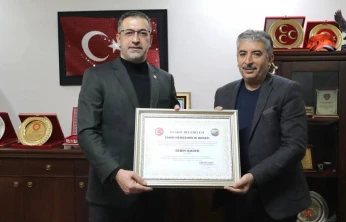 Işıkver'e Fahri Hemşehrilik Beratı