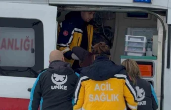 Mahsur kalan hastanın yardımına UMKE yetişti