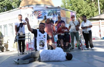 Özel bireylerden 'Gazze' için anlamlı etkinlik