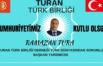 Turan Türk Birliği Başkan Yardımcısı Ramazan Tura'nın Yeni yıl mesajı