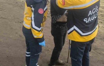 Yanına yıldırım düşen şahıs yaralandı