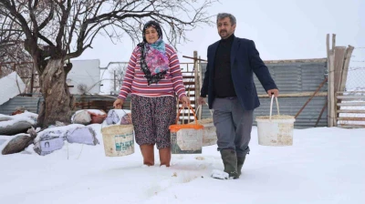 Elazığ'da besicilerin kış mesaisi