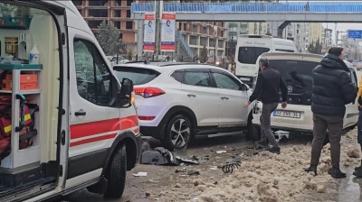 Elazığ'da otomobil ile taksi çarpıştı: 1 yaralı