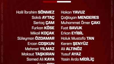 Elazığspor 21 futbolcuyla İstanbul'a gidiyor