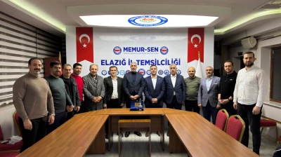 Memur-Sen İl Yönetiminden Diyanet-Sen Elazığ Şubesine Ziyaret