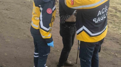 Yanına yıldırım düşen şahıs yaralandı