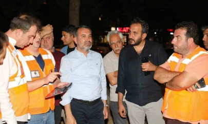 Başkan Şerifoğulları, kavşak çalışmasını inceledi