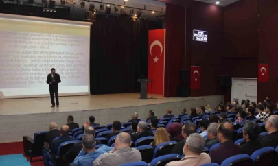 Elazığ'da 'Kamu Etik Kuralları Eğitimi' konulu seminer düzenlendi