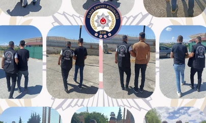 Elazığ'da aranan 90 şüpheli yakalandı
