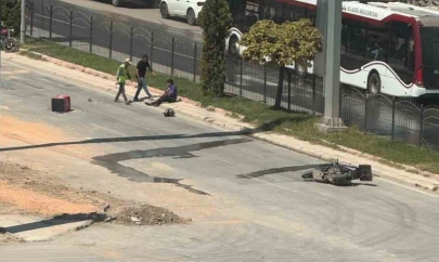 Elazığ'da motosiklet kazası: 1 yaralı
