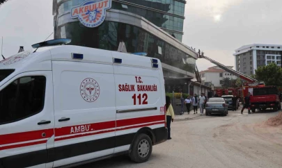 Elazığ'da plazada yangın paniği