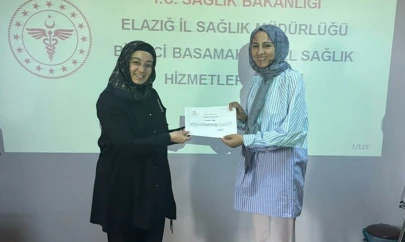 Elazığ'da sağlık çalışanlarına eğitim verildi