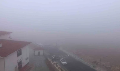 Elazığ'da sis etkili oldu