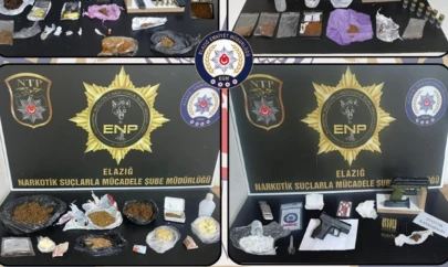 Elazığ'da uyuşturucuya geçit yok: 16 tutuklama