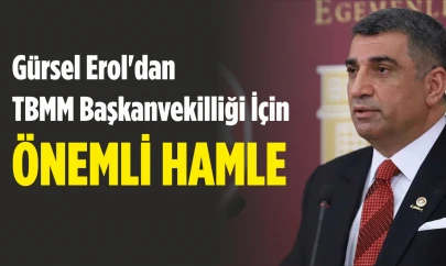 Gürsel Erol'dan TBMM Başkanvekilliği İçin Önemli Hamle