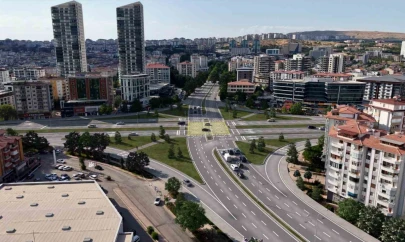 Hazardağlı Kavşağı'nda çalışmalar ilerliyor