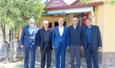 MHP Merkez İlçe Başkanlığı'ndan Muhtarlara Ziyaret