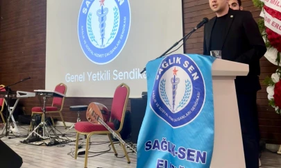 Sağlık-Sen Elazığ Üniversite Şubesi'nden Toplu Sözleşme Öncesi Talepler için Basın Açıklaması