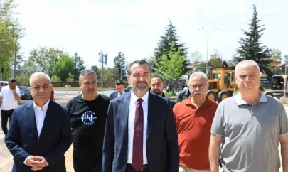 Saha incelemelerini sürdüren Başkan Şahin Şerifoğulları'ndan yoğun tempo