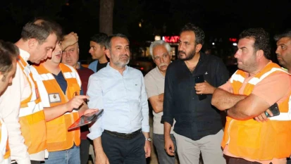 Başkan Şerifoğulları, kavşak çalışmasını inceledi