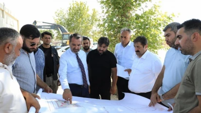 Başkan Şerifoğulları saha çalışmalarını yerinde inceledi