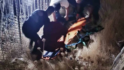 Elazığ'da istinat duvarından düşen kişi ağır yaralandı