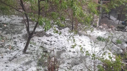 Elazığ'ı dolu vurdu