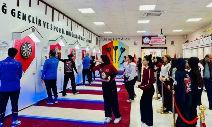Elazığ'da dart müsabakaları sona erdi