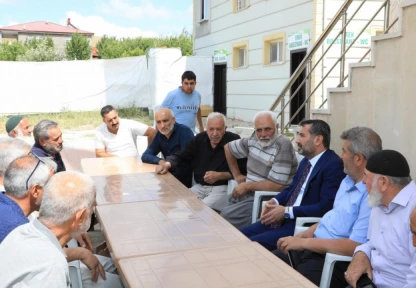 Başkan Şerifoğulları mahalle ziyaretlerinde